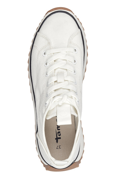 Tamaris Damen Low Sneaker Low Top 1-23731-41 Weiß 100 White Textil Mit Touch-it