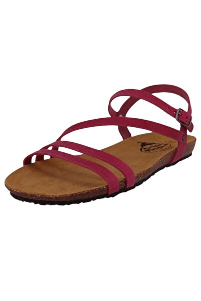 PLAKTON Damen Komfort Sandalen Mam Vita 575660 575660 Apure Rosa Fuxia Leder