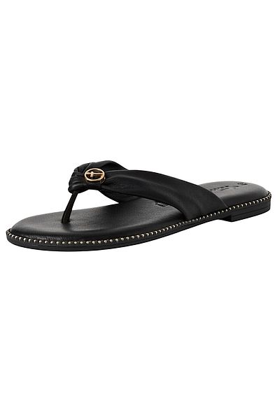 Tamaris Damen Sandalen 1-27126-44 Schwarz 001 Black Leder Mit Touch-it