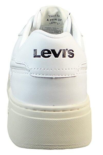 Levi's Herren Low Sneaker Glide Low Top 235894-1948 Weiß 51 Reg White Leder