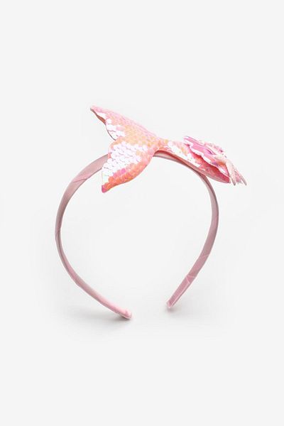 Le Mabelle Pink Sequined Mermaid Figured Girl's Crown