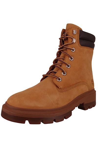 Timberland Damen Winterstiefel Stiefel Cortina Valley Wp Tb0a5n9s231 Braun Wheat Leder Mit Greenstride Gummis