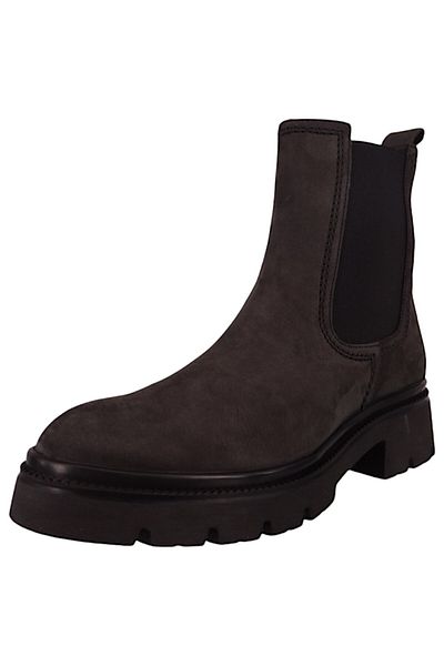 GABOR Damen Elegante Stiefelette Chelsea F-weite 51.850 Grau 19 Pepper Leder