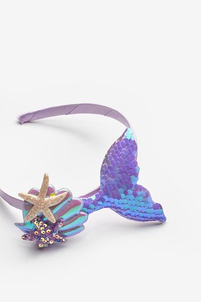 Le Mabelle Lilac Sequined Mermaid Figured Girl's Crown