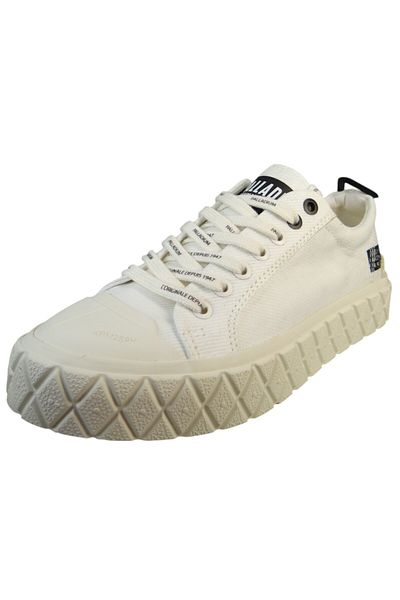 Palladium Damen Low Sneaker Palla Ace Lo Surplus 74488-101-m Weiß All Star White Baumwolle