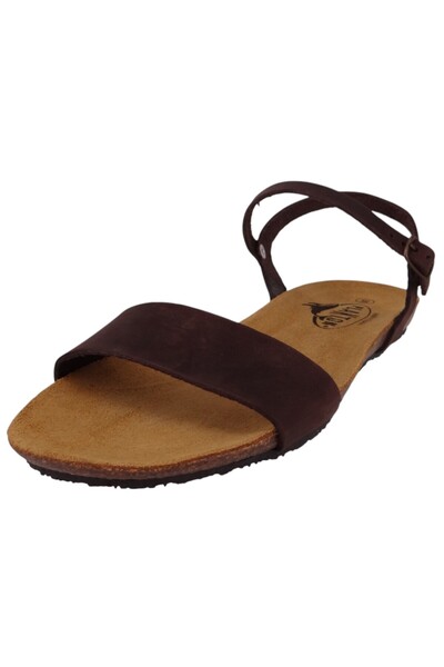 PLAKTON Damen Komfort Sandalen Manm Ambo 575725 575725 Apure Braun Marron Leder
