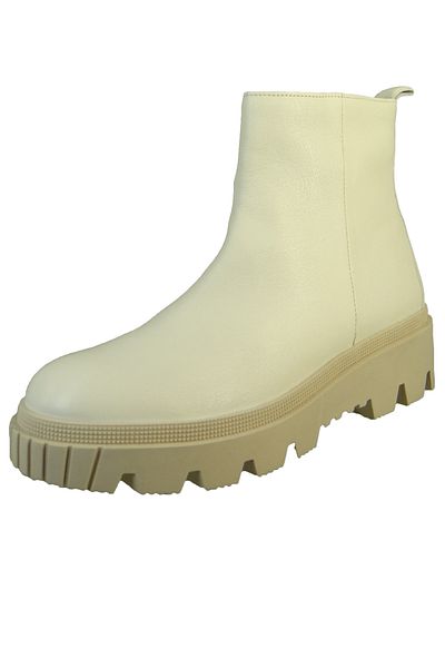 GABOR Damen Elegante Stiefelette F-weite 31.820 Weiß 22 Panna Leder