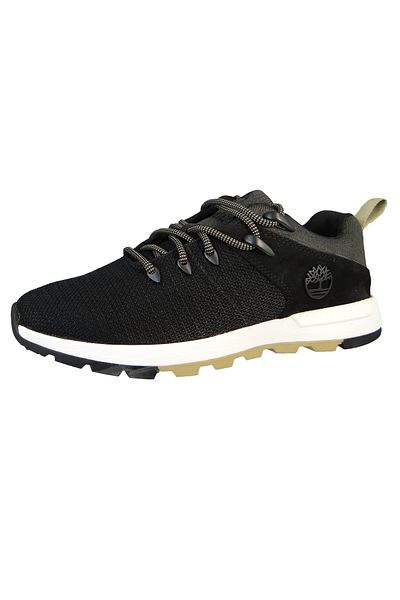 Timberland Herren Low Sneaker Sprint Trekker Low Knit Tb0a5x5r015 Schwarz Black Knit Textil/synthetik