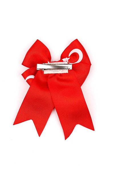 Le Mabelle Red Crescent Star Girl's Clip Buckle