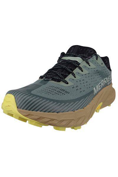 Merrell Herren Laufschuhe Halbschuhe Wanderschuhe Agility Peak 5 Gtx Trailrunning J068323 Grün Juniper Text