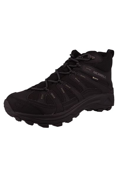 Merrell Herren Wanderstiefel Stiefel Wanderschuhe Claypool 2 Sport Mid Gtx J037557 Schwarz Black Textil/syn