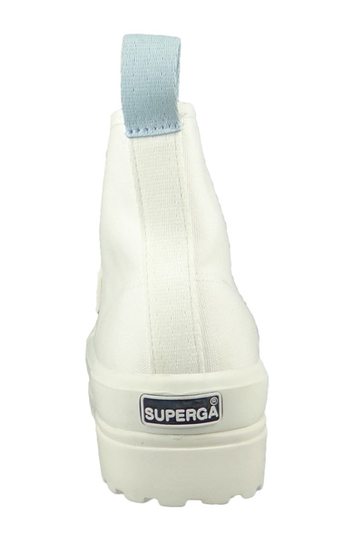 Superga Damen Low Sneaker 2341 Alpina Colorful Details Low Top S41158w Weiß A3m White-avorio Multicolor Text