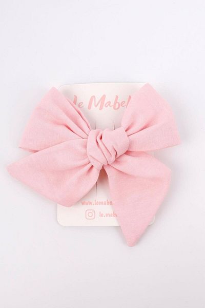Le Mabelle Pink Bow Girl's Clip Buckle