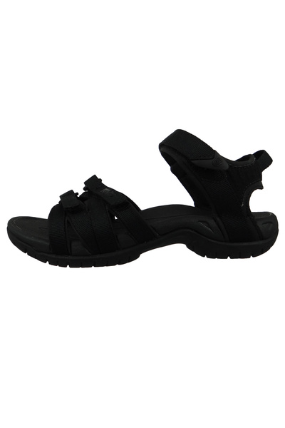 TEVA Damen Trekking-Sandalen Sandalen Wanderschuhe Tirra 4266 Schwarz BKBK Black/Black Polyester mit EVA