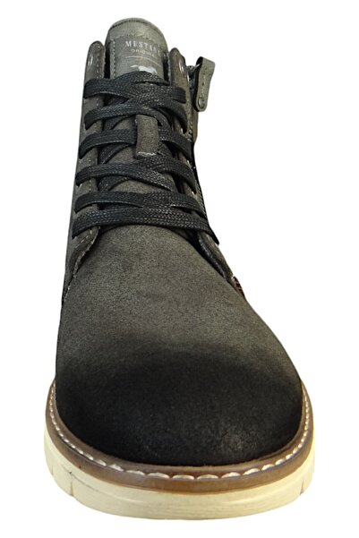 Mustang Herren Elegante Stiefelette 4149505 Grau 20 Dunkelgrau Kunstleder