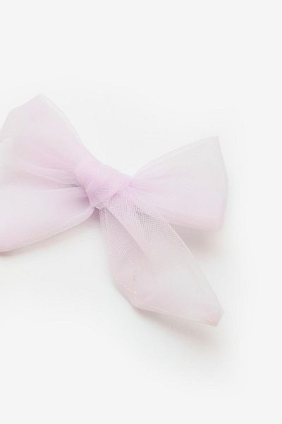Le Mabelle Lilac Lacing Tulle Bow Girl's Clip Buckle