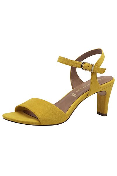 Tamaris Damen Sandalen 1-28028-42 Gelb 600 Yellow Textil Mit Touch-it