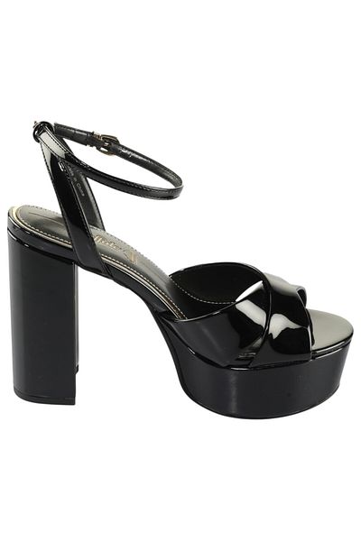 Buffalo Damen Klassische Pumps Jessie Cross 1291606 Schwarz Black Kunstleder