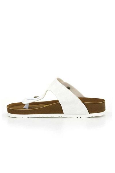 MULEX Mlx Women's Comfort Slippers White Flip Flops