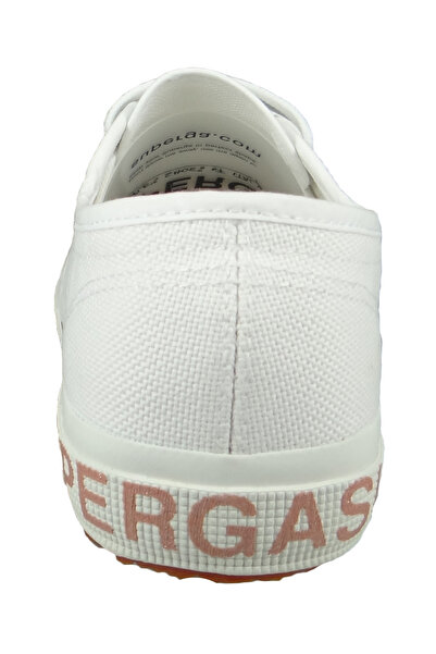 Superga Damenschuhe-sneaker S111xqw 2750 Cotw Glitterlettering Textil Weiß A01 White Bronze
