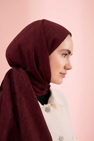 Imannoor إيمنور 3027 بامبونور نايا شال قطن 70x210