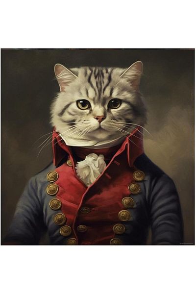 DELPI Diamond embroidery Mr. Cat 30 x 30 cm