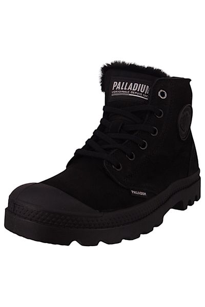 Palladium Damen Sportliche Stiefelette Pampa Hi Zip Wl Gefüttert 95982-010-m Schwarz Black/black Leder
