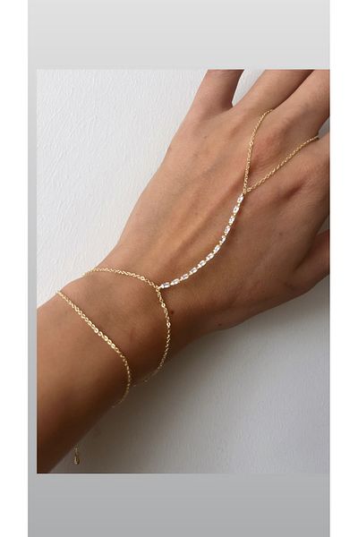 NAİFTAKIAKSESUAR Women's Zircon Stone Chain Şahmeran
