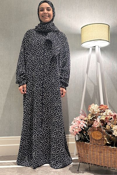 Lagom Cotton Black Prayer Dress