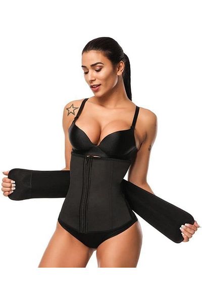 Dee-Trimmer Dee Trimmer Venessa Single Strap Waist Trimmer Belt Slim Body Sweat Wrap And Zipper Closure for Stom