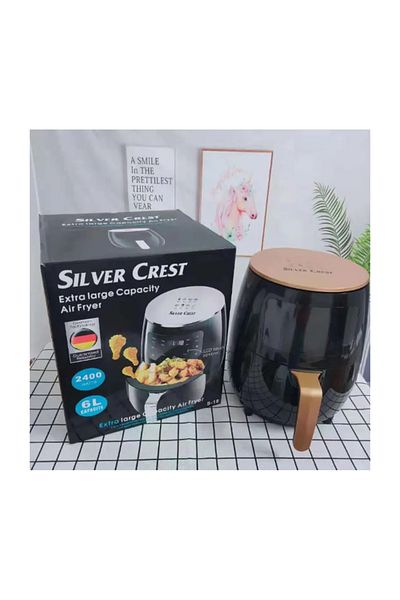 Silver Crest 6l Extra Large Capacity 2400w Digital Touch Air Fryer