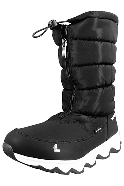 LACKNER Damen Stiefel Stiefel Winterschuhe Alexis L's Tx 7370 Schwarz Black Textil/synthetik