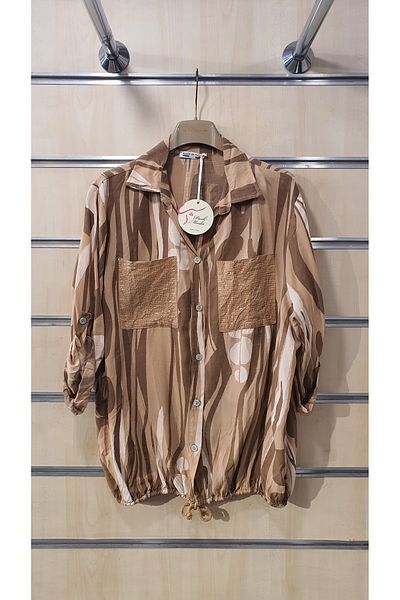 Park Moda Италианска риза с пайети и райета