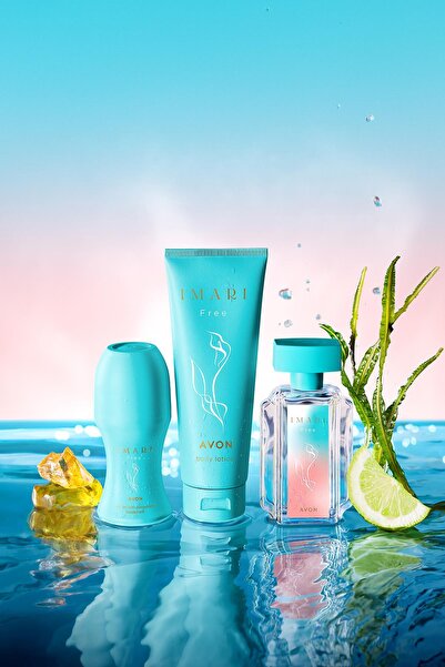 AVON Imari Free Kadın Parfüm Rollon ve Vücut Losyonu Paketi