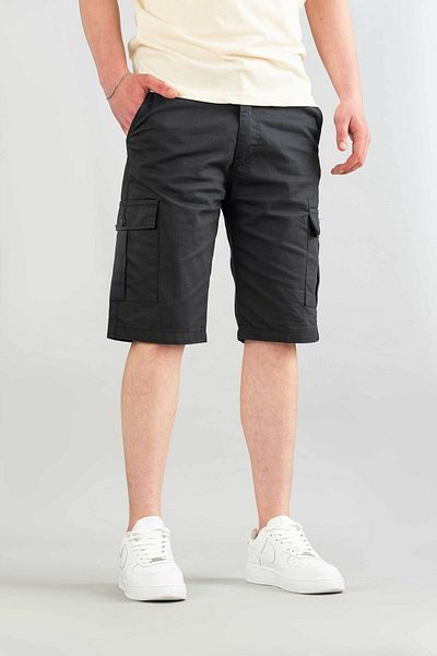 bombe Ανδρικό σορτς Smoked Gabardine Bermuda Canvas Lycra Cargo Pocket