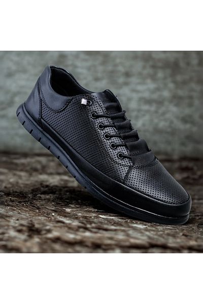 GÜR MODA AYAKKABI Soft Flexible Lightweight Four Season Orthopedic Daily Leather Laceless Shoes