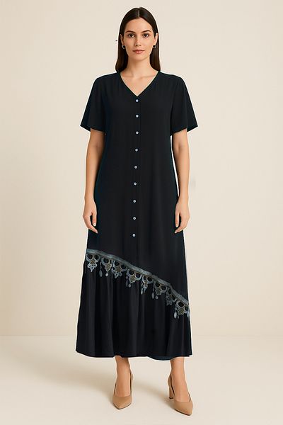 Lilo Co VelvetDrop Button Dress