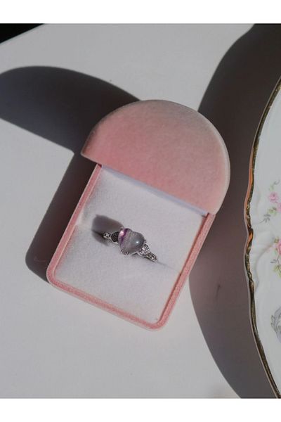 Reorah Collection Natural Stone Heart Ring