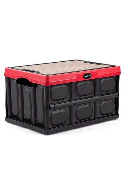 Alrimaya Folding Storage Box with Wood Lid - Alrimaya