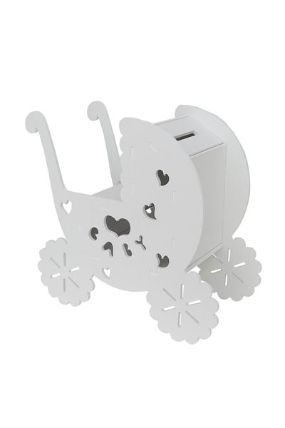 Recostore Cutie in forma de carucior strans darul la evenimente, 38x38 cm, REC2637