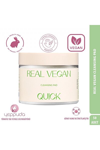 Klavuu Real Vegan Cleansing Pad - Houttuynia Cordata Özlü Vegan Temizleyici Ped