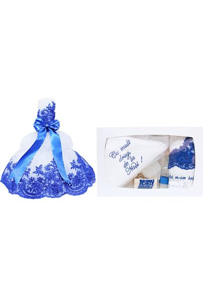 Recostore Set trusou si lumanare , "Cu mult drag de la nasi", 8 piese, REC1825