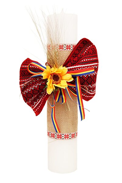 Recostore Lumanare traditionala botez, 35x7 cm, REC1319