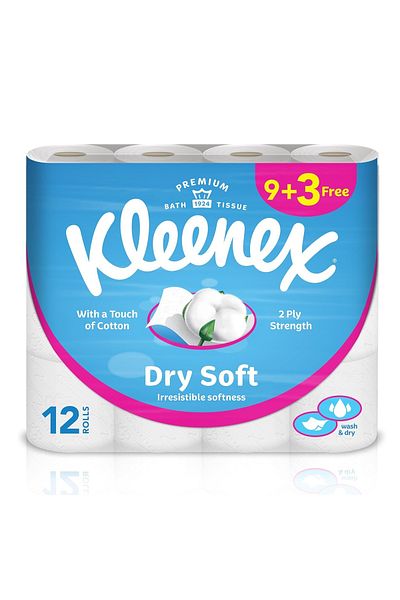 Kleenex toilet paper - 12 rolls