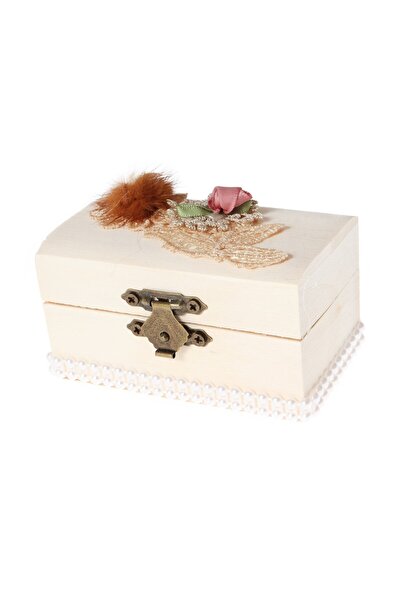 Recostore Cutiuta cufar prima suvita, handmade, bej, 10x5x5 cm,REC1800