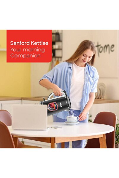 Sanford Sanford 1.7L Double Wall Stainless Steel Cordless Electric Kettle