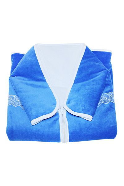 Recostore Blue velvet baby carrier for boys, REC1198