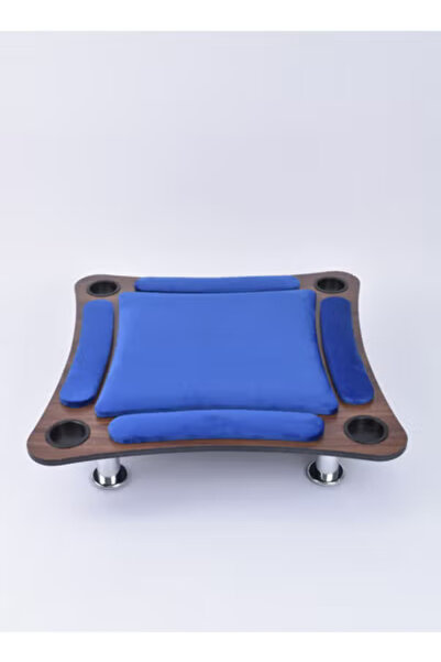 Fun Moment طاولة بلوت أرضية خشبية 75 سم × 75 سم