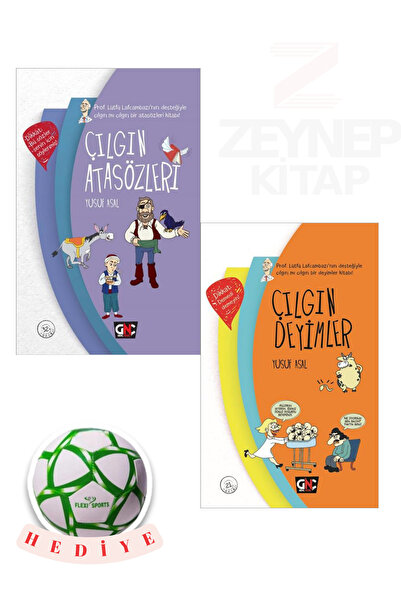 Genç Nesil Çılgınlar Atasözleri ve Çılgın Deyimler 2 Kitap Set(Futbol Topu Hediye)