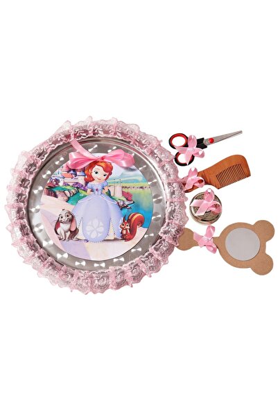 Recostore Tava mot cu Printesa Sofia , 30 cm, roz, 6 piese,REC1969/19